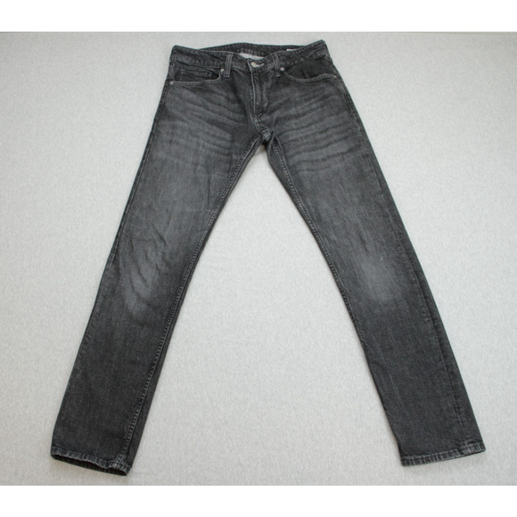 Bonobos Jeans Mens 32 x 34 Black Cotton Blend Stretch Straight Tailored Fit - Picture 1 of 7